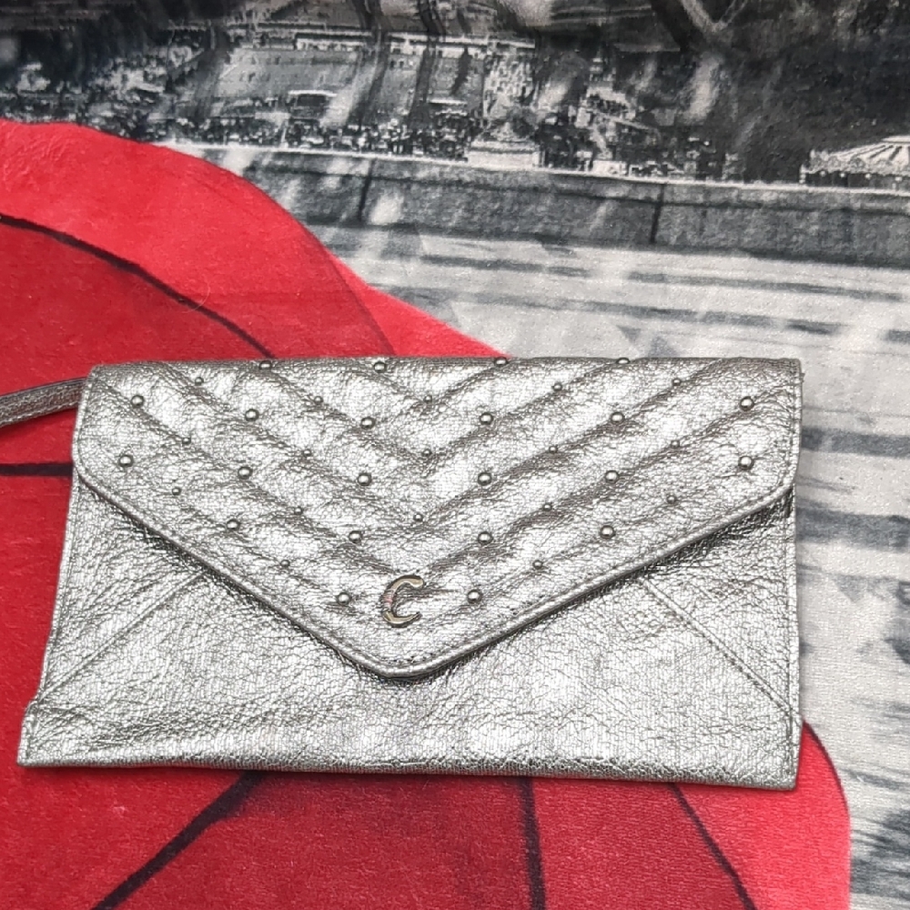 Circus By Sam Edelman Silver Clutch